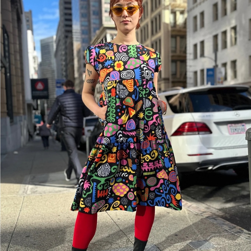 Nooworks Frida Party Mix Dress Large